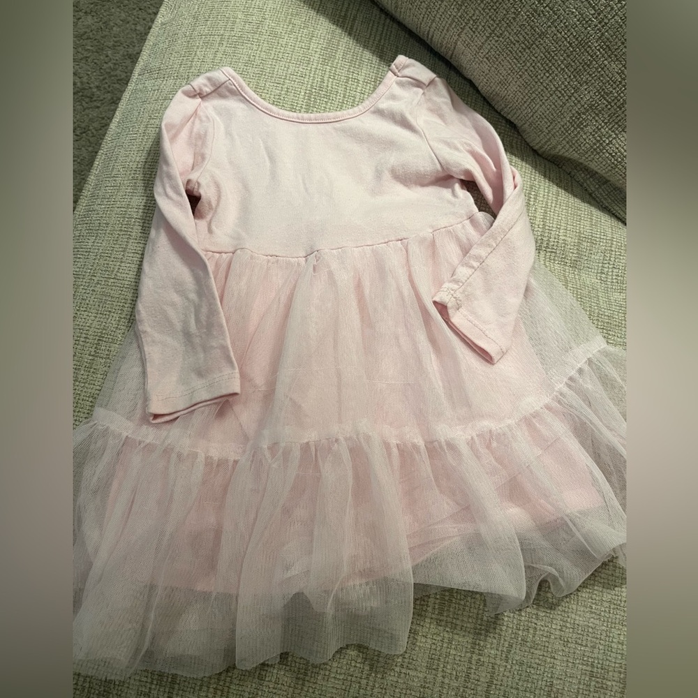Cat and Jack 2T Pink ruffle dress